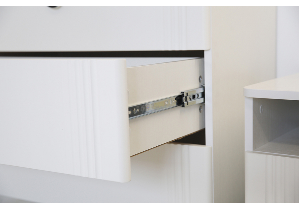 фото комод woodville ева белый матовый 589701 | 220svet.ru