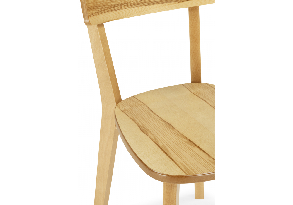 фото стул деревянный woodville линда жесткое сидение дуб / вивид дуб 639335 | 220svet.ru
