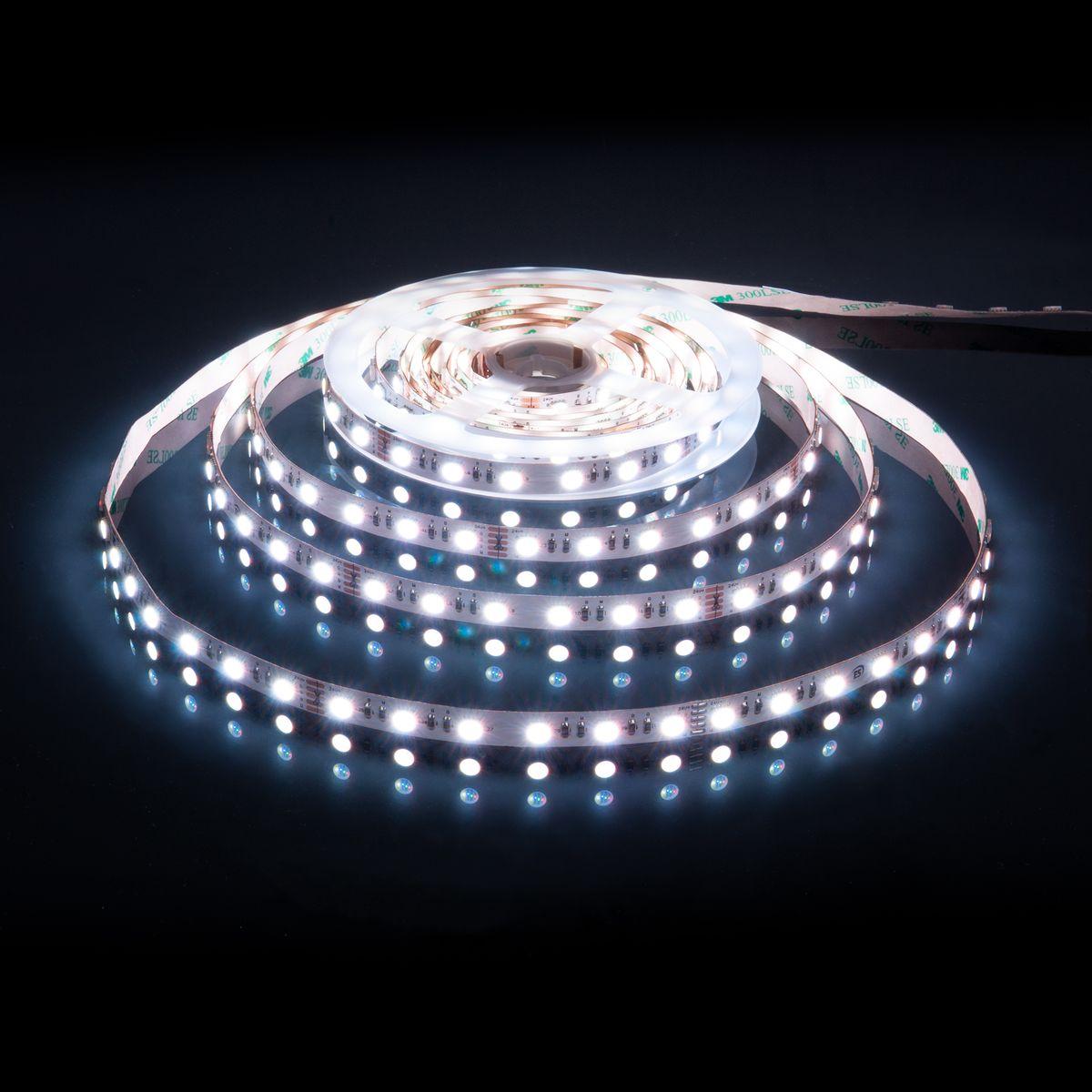 фото светодиодная лента elektrostandard 24w/m 60led/m 5050smd mix rgb/холодный белый 5m a053703 | 220svet.ru