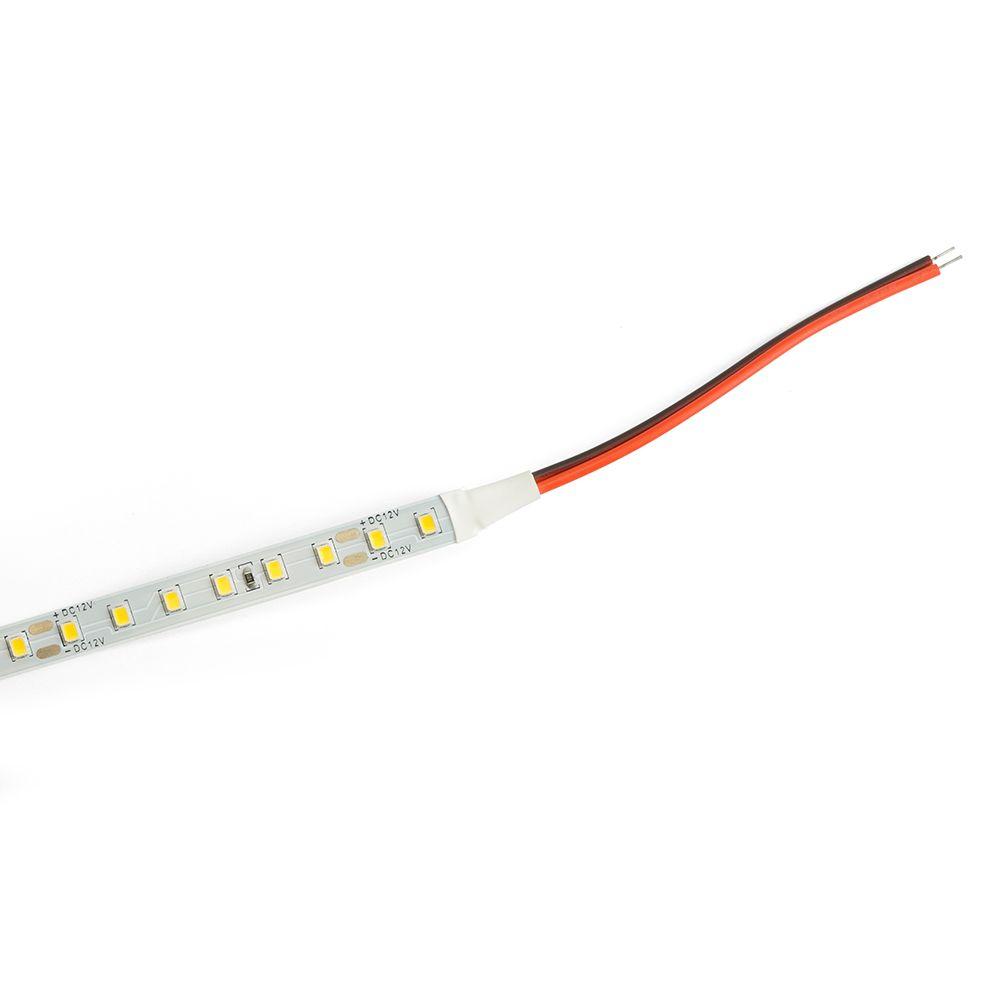 фото светодиодная лента saffit 9,6w/m 120led/m 2835smd теплый белый 5м sst02 55240 | 220svet.ru