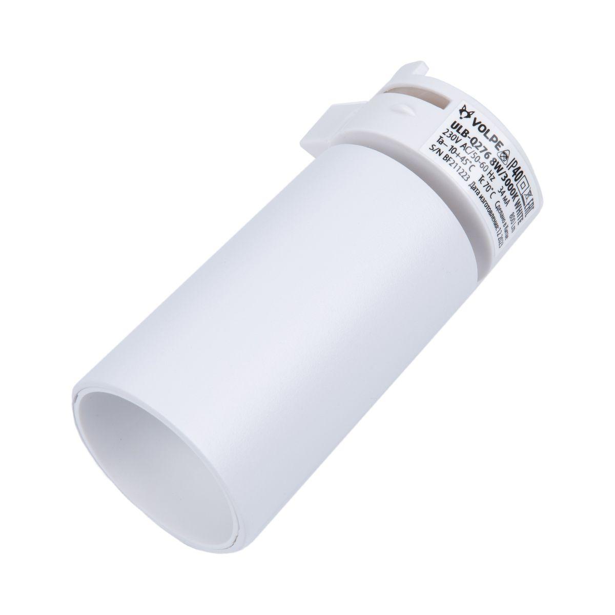 фото трековый светодиодный светильник volpe ulb-q276 8w/3000к white ul-00011817 | 220svet.ru