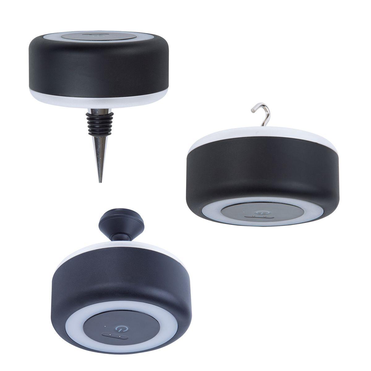 фото настольная светодиодная лампа uniel ulm-d950 3w/3000-6500k/dim ip54 black ul-00011377 | 220svet.ru