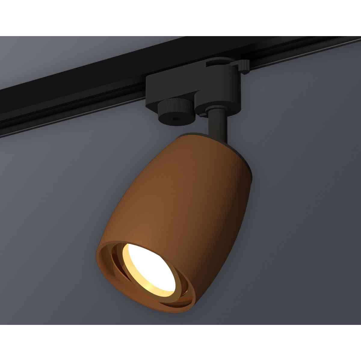 фото комплект трекового светильника ambrella light track system xt1124004 scf/pyg кофе песок/золото желтое полированное (a2521, c1124, n7004) | 220svet.ru