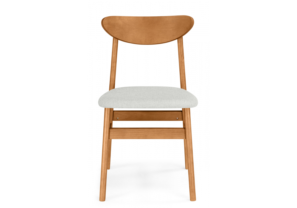 фото стул деревянный woodville okava бежевый / орех 15973 | 220svet.ru