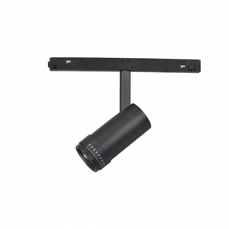 фото трековый магнитный светодиодный светильник iledex technical vision zoom 4822-020-d47-10w-10/60dg-3000k-bk | 220svet.ru