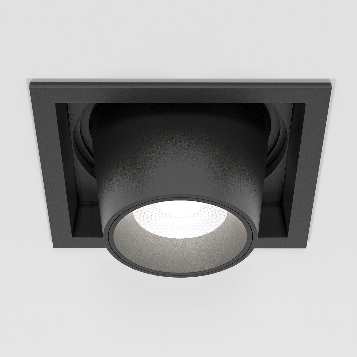 фото встраиваемый светодиодный светильник elektrostandard 25087/led 8w 4000k черный a063994 | 220svet.ru