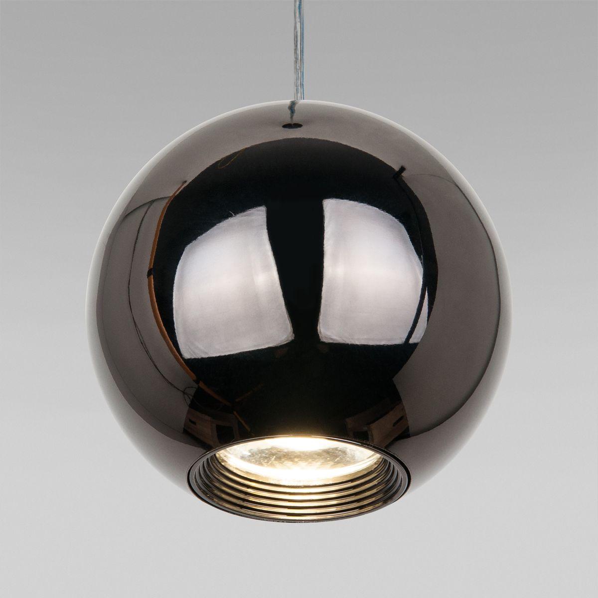 фото подвесной светодиодный светильник elektrostandard giro 50215/1 led черный жемчуг a055676 | 220svet.ru