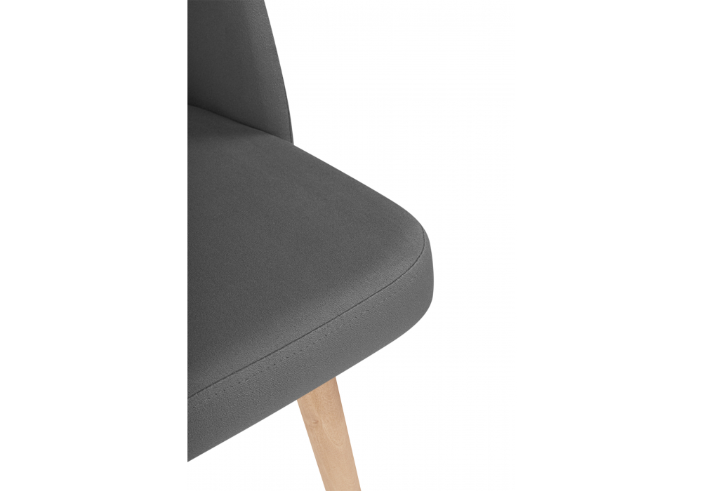 фото стул деревянный поворотный woodville курбис 360 темно-серый (zd 995) / светлое дерево 642917 | 220svet.ru