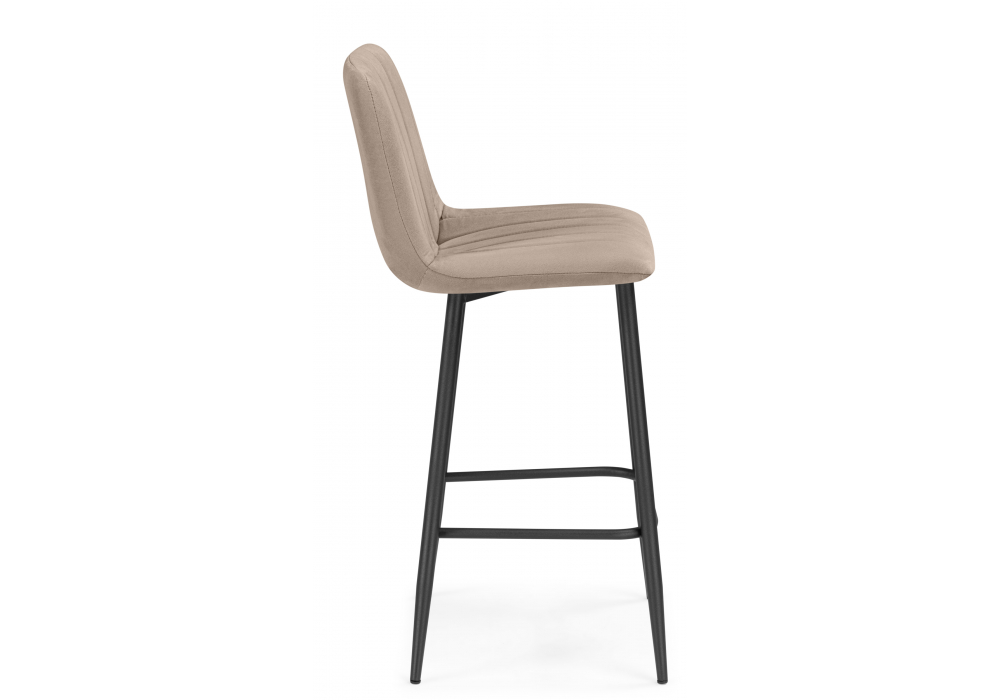 фото барный стул woodville дани мини бежевый / черный 632313 | 220svet.ru