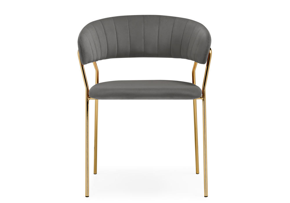 фото стул woodville kamelia 1 dark gray / gold 15470 | 220svet.ru