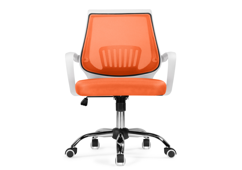 фото компьютерное кресло woodville ergoplus orange / white 15373 | 220svet.ru