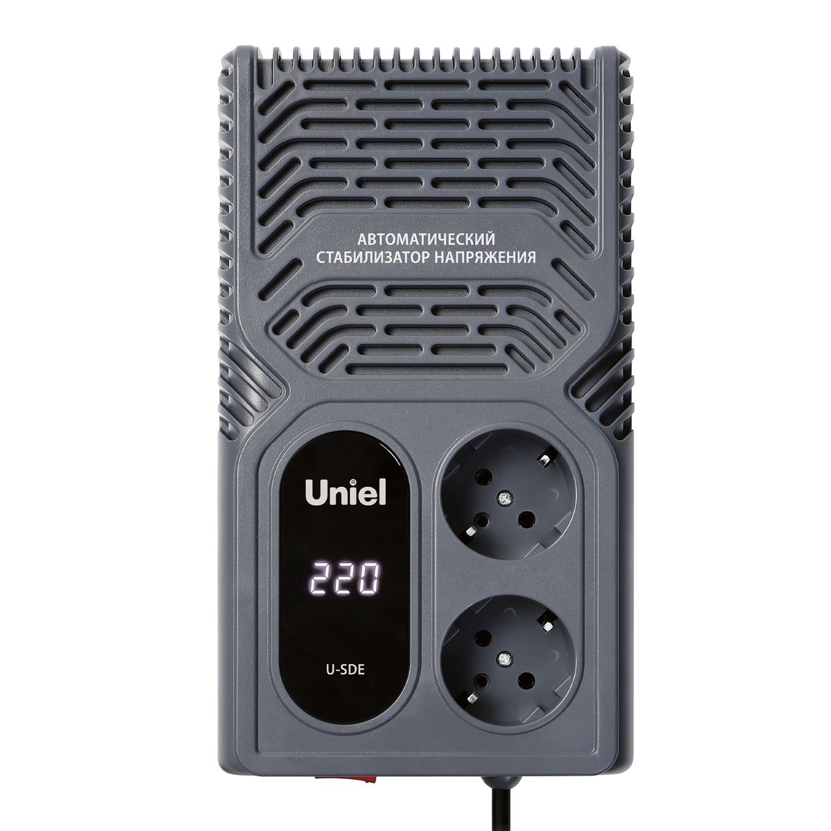 фото стабилизатор напряжения uniel constant 500ва u-sde 500w ul-00012766 | 220svet.ru