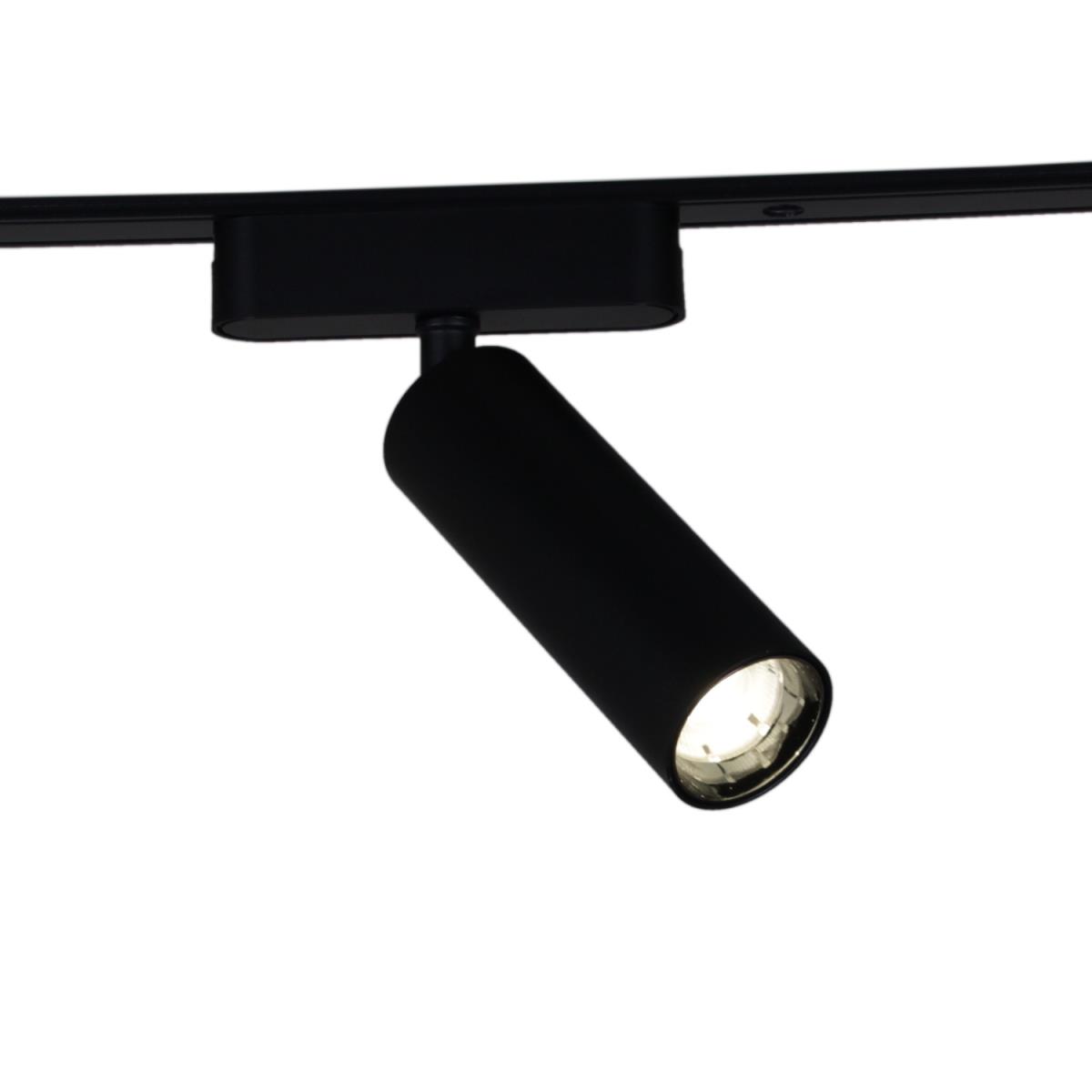 фото трековый магнитный светодиодный светильник reluce 13005-9.3-001ur magnetic led15w bk | 220svet.ru