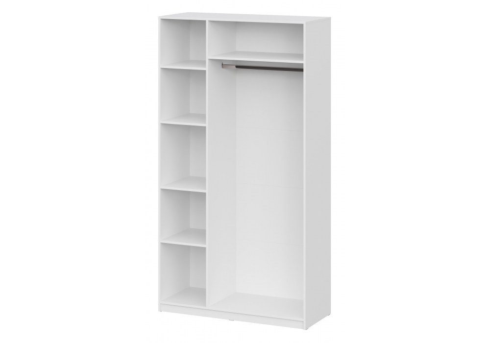 фото шкаф комплектация 2 woodville даиго с антресолью белый текстурный 676149 | 220svet.ru