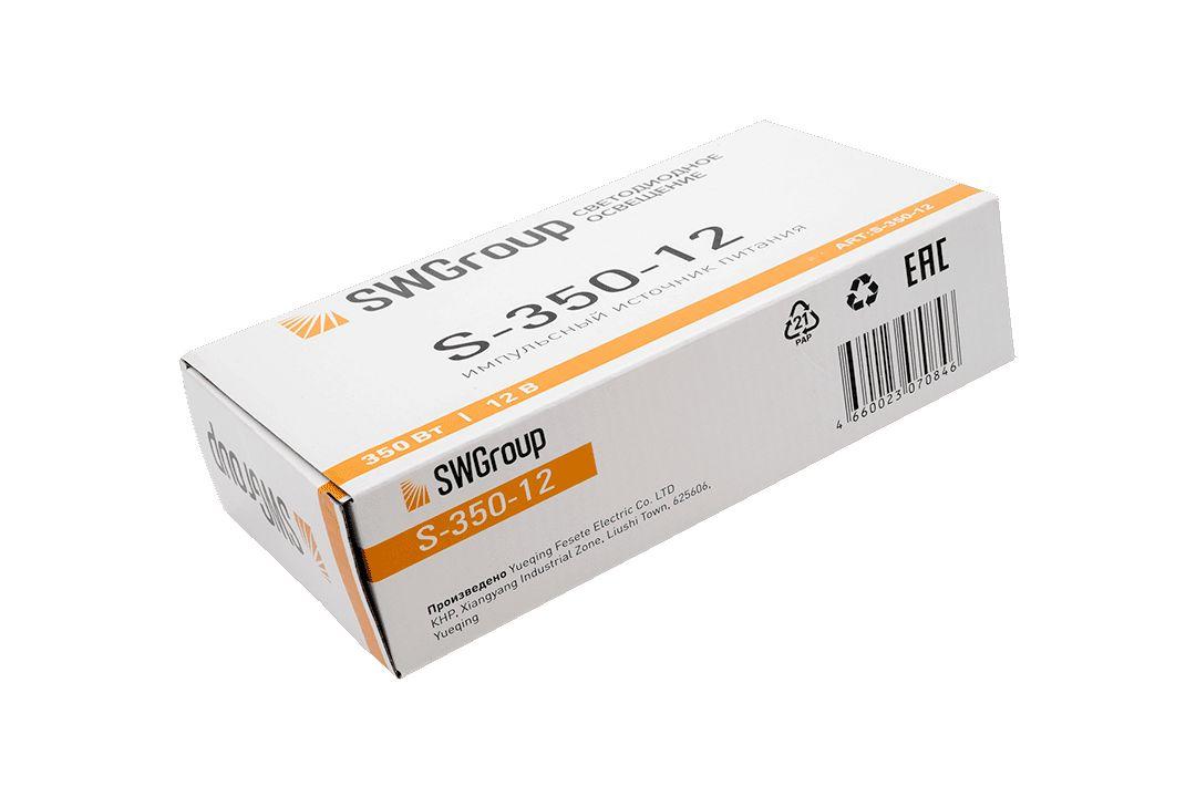 фото блок питания swg 12v 350w ip20 30a s-350-12 000124 | 220svet.ru