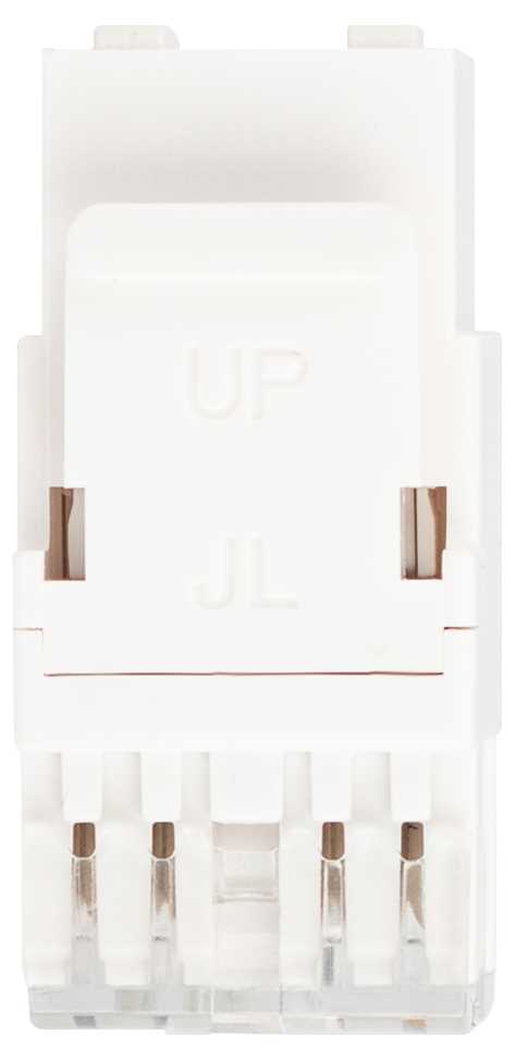 фото коннектор эра офис 18-8002-01 rj45 cat6 utp keystone цвет белый б0063290 | 220svet.ru