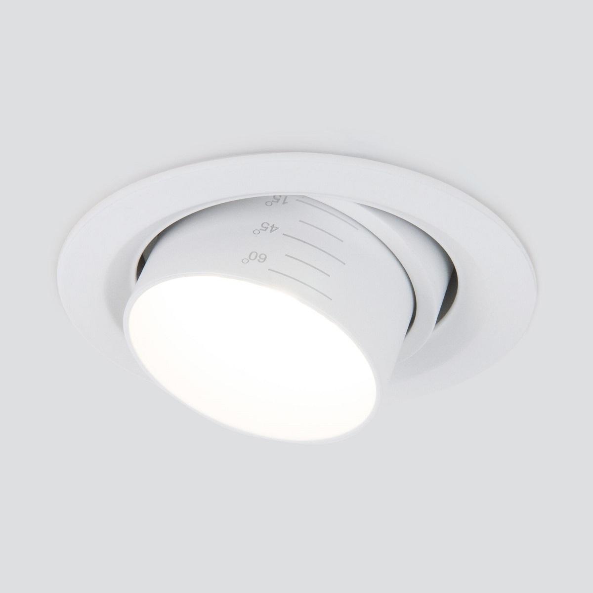 фото встраиваемый светодиодный светильник elektrostandard 9920 led 15w 3000k белый a064034 | 220svet.ru