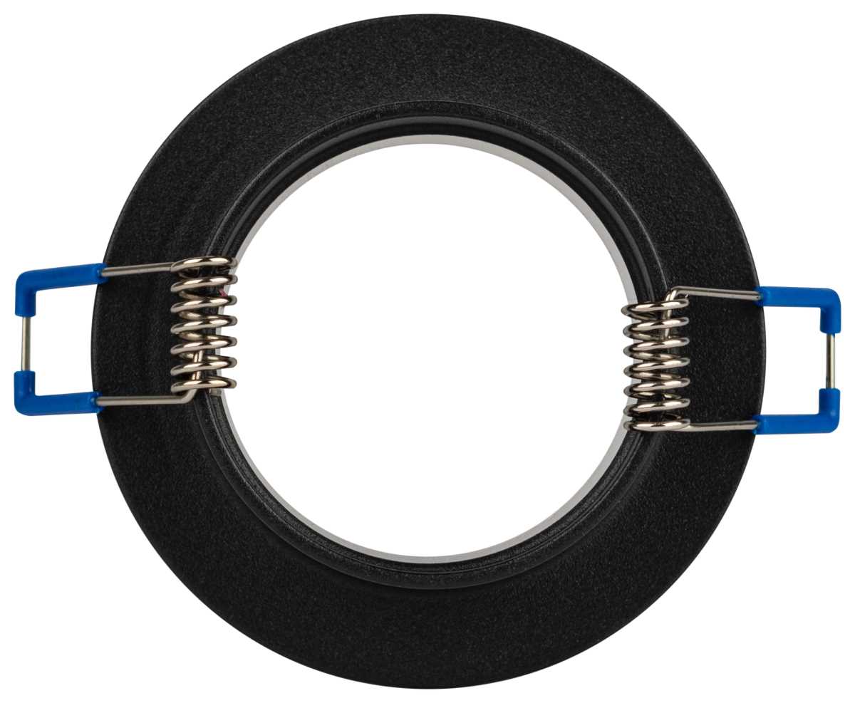 фото светильник встраиваемый декоративный эра dk106 bk под лампу mr16 gu5.3 черный б0058428 | 220svet.ru