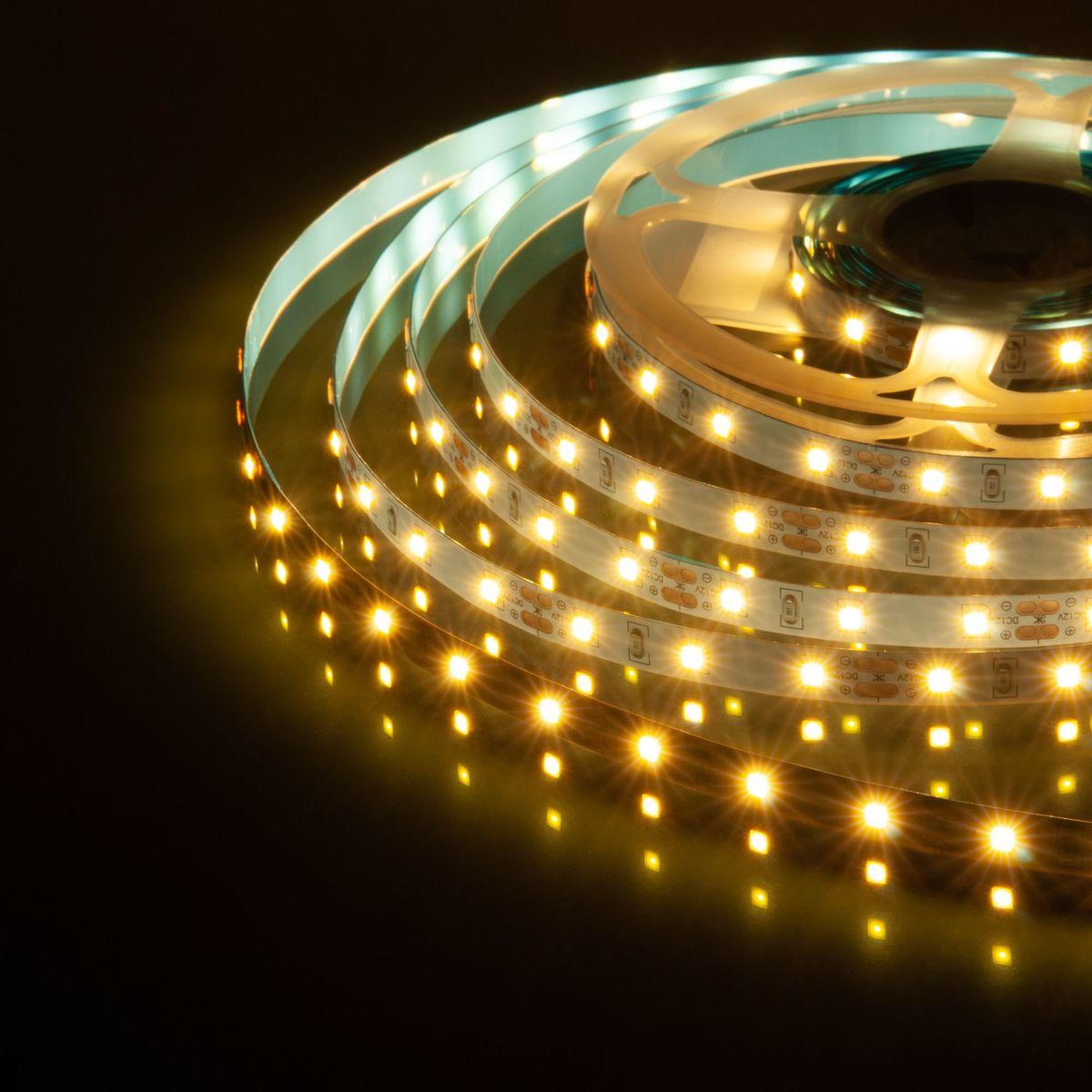 фото светодиодная лента elektrostandard 4,8w/m 60led/m 2835smd теплый белый 5m a040995 | 220svet.ru