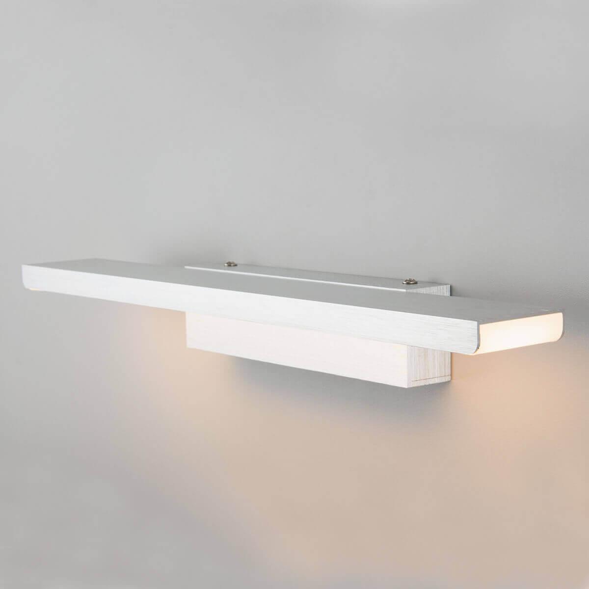 фото подсветка для картин elektrostandard led 16w 1009 ip20 серебристая a037486 | 220svet.ru