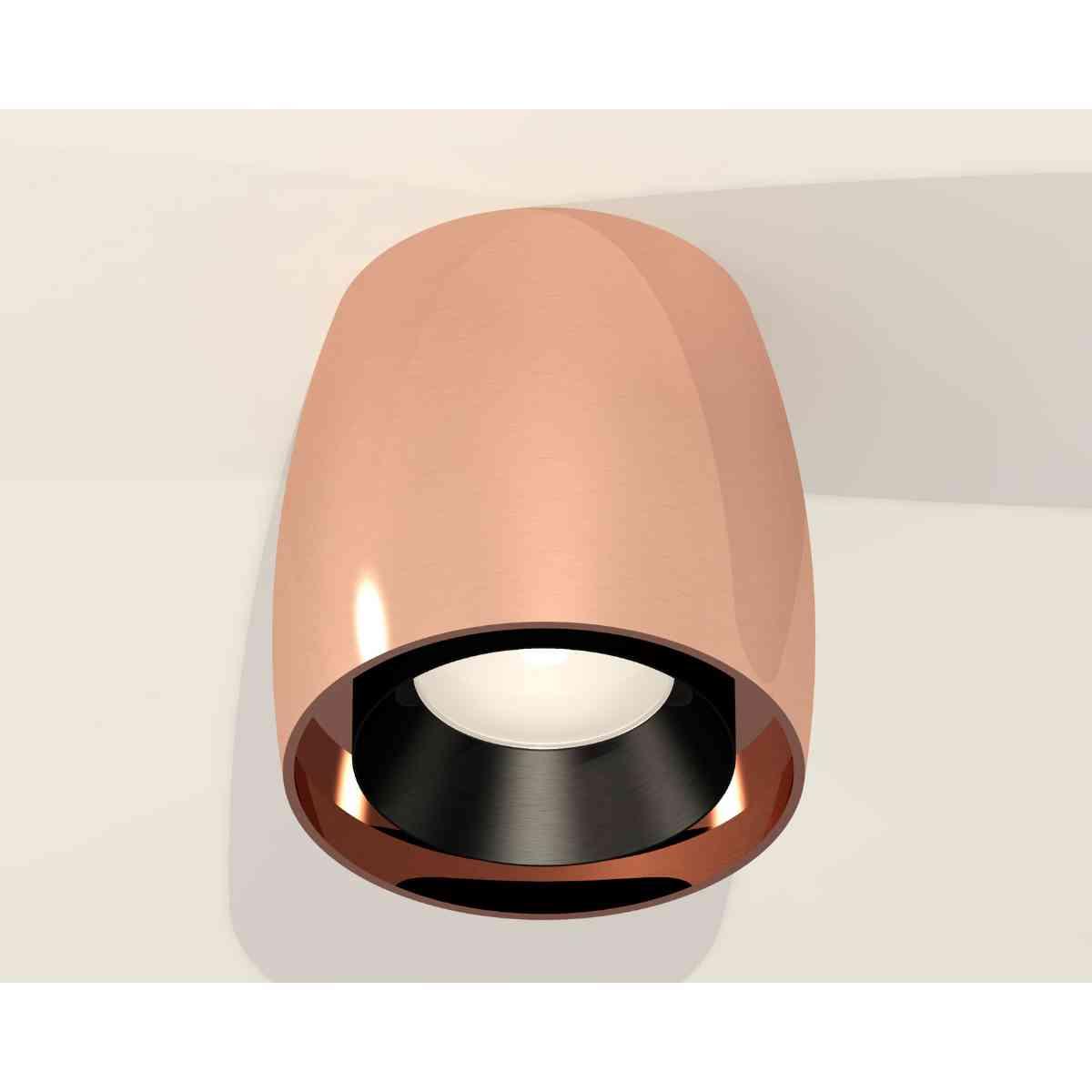 фото комплект накладного светильника ambrella light techno spot xs1144001 ppg/pbk золото розовое полированное/черный полированный (c1144, n7031) | 220svet.ru