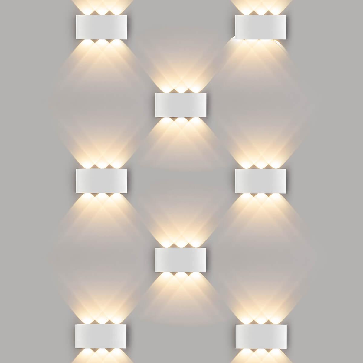 фото уличный настенный светодиодный светильник elektrostandard 1551 techno led twinky trio a038420 | 220svet.ru