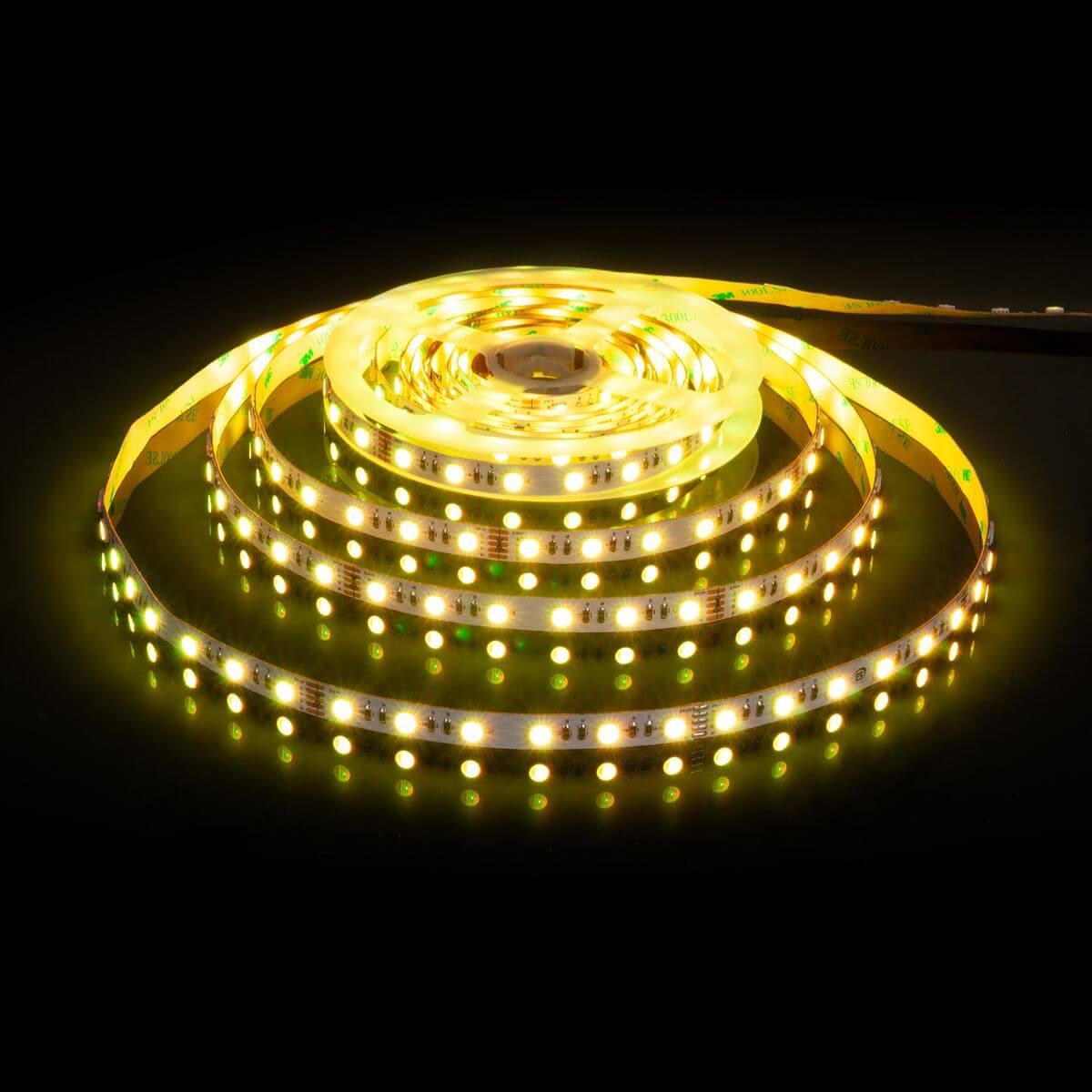 фото светодиодная лента elektrostandard 24w/m 60led/m 5050smd mix rgb/холодный белый 5m a053703 | 220svet.ru