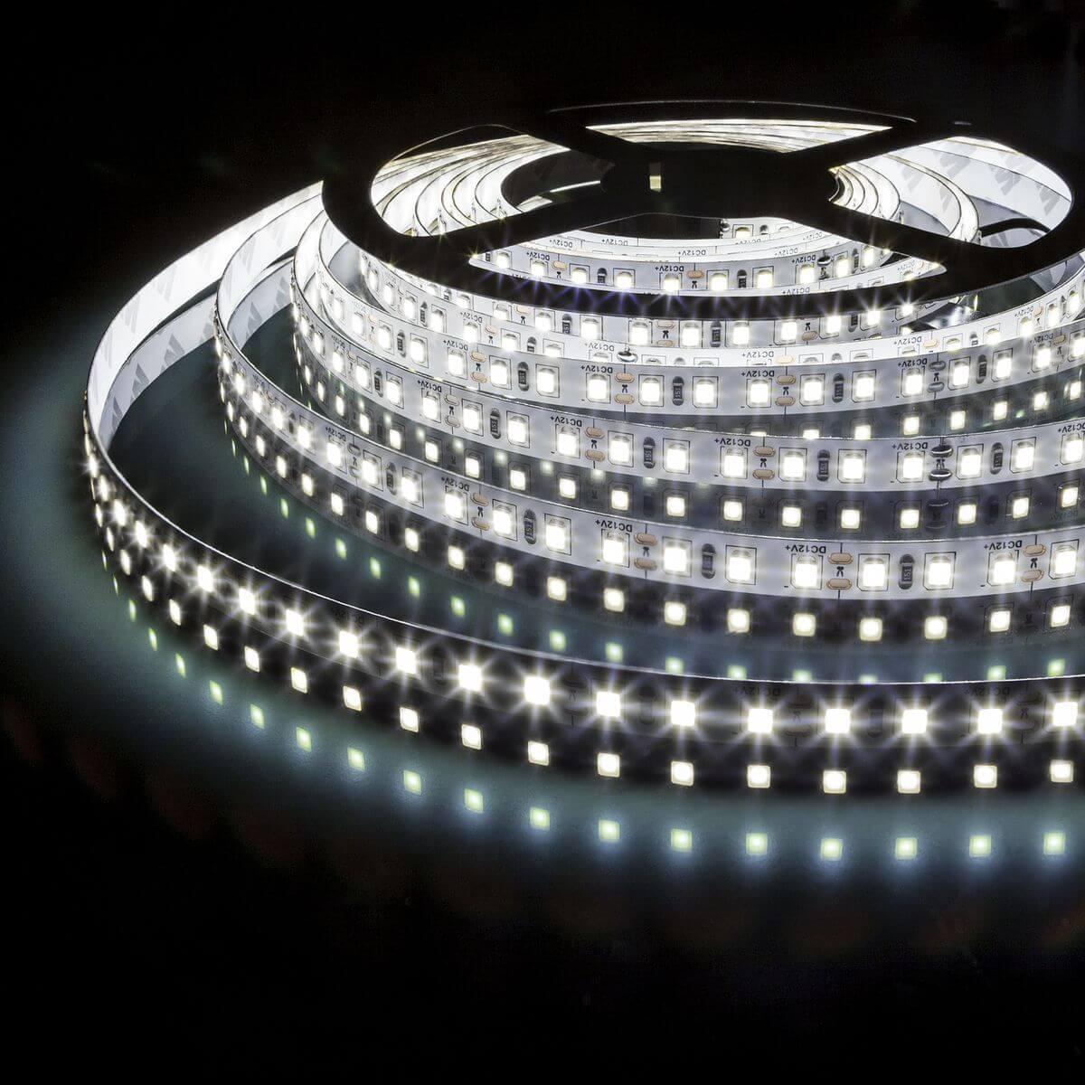 фото светодиодная лента elektrostandard 9,6w/m 120led/m 2835smd холодный белый 5m a052961 | 220svet.ru