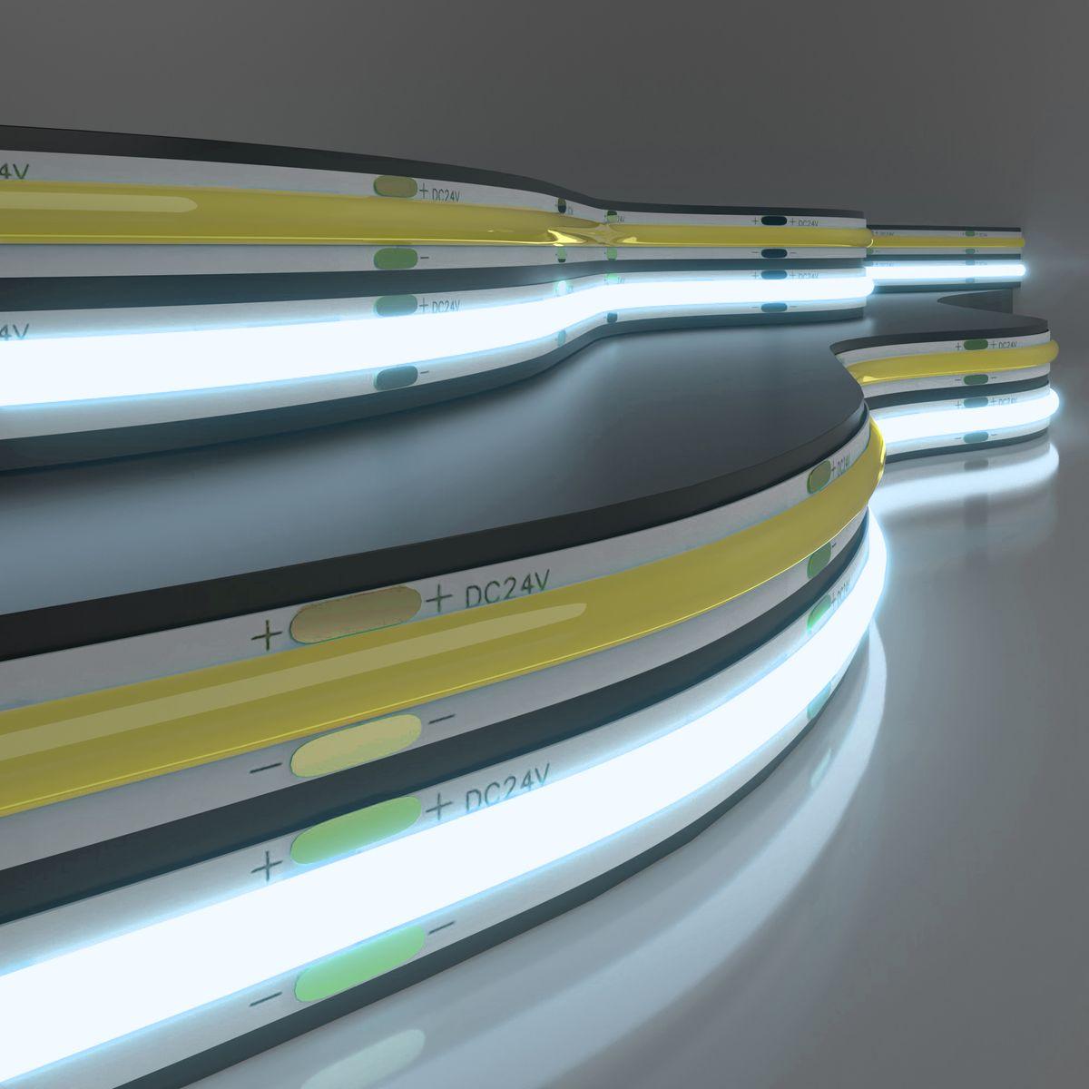 фото светодиодная лента elektrostandard 11w/m 352led/m cob холодный белый 5m a053668 | 220svet.ru
