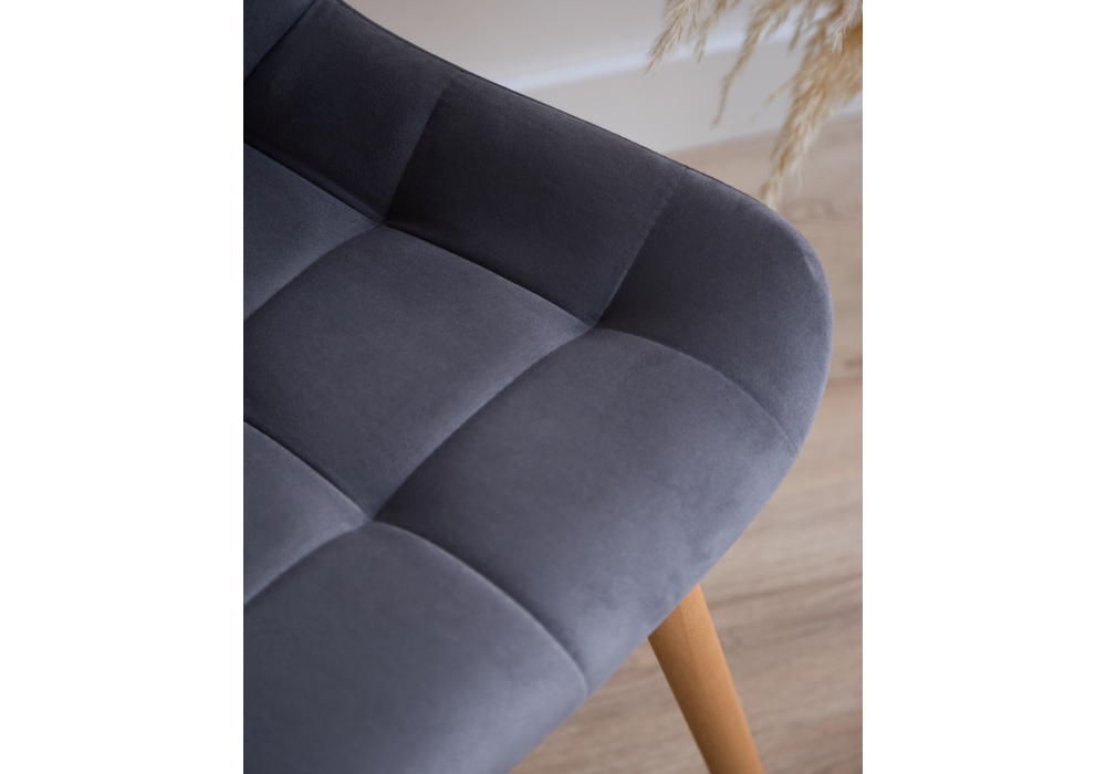 фото стул деревянный вращающийся woodville челси 360 темно-серый (zd 995) / светлое дерево 632463 | 220svet.ru