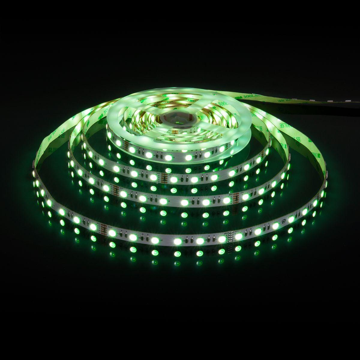 фото светодиодная лента elektrostandard 24w/m 60led/m 5050smd mix rgb/холодный белый 5m a053703 | 220svet.ru