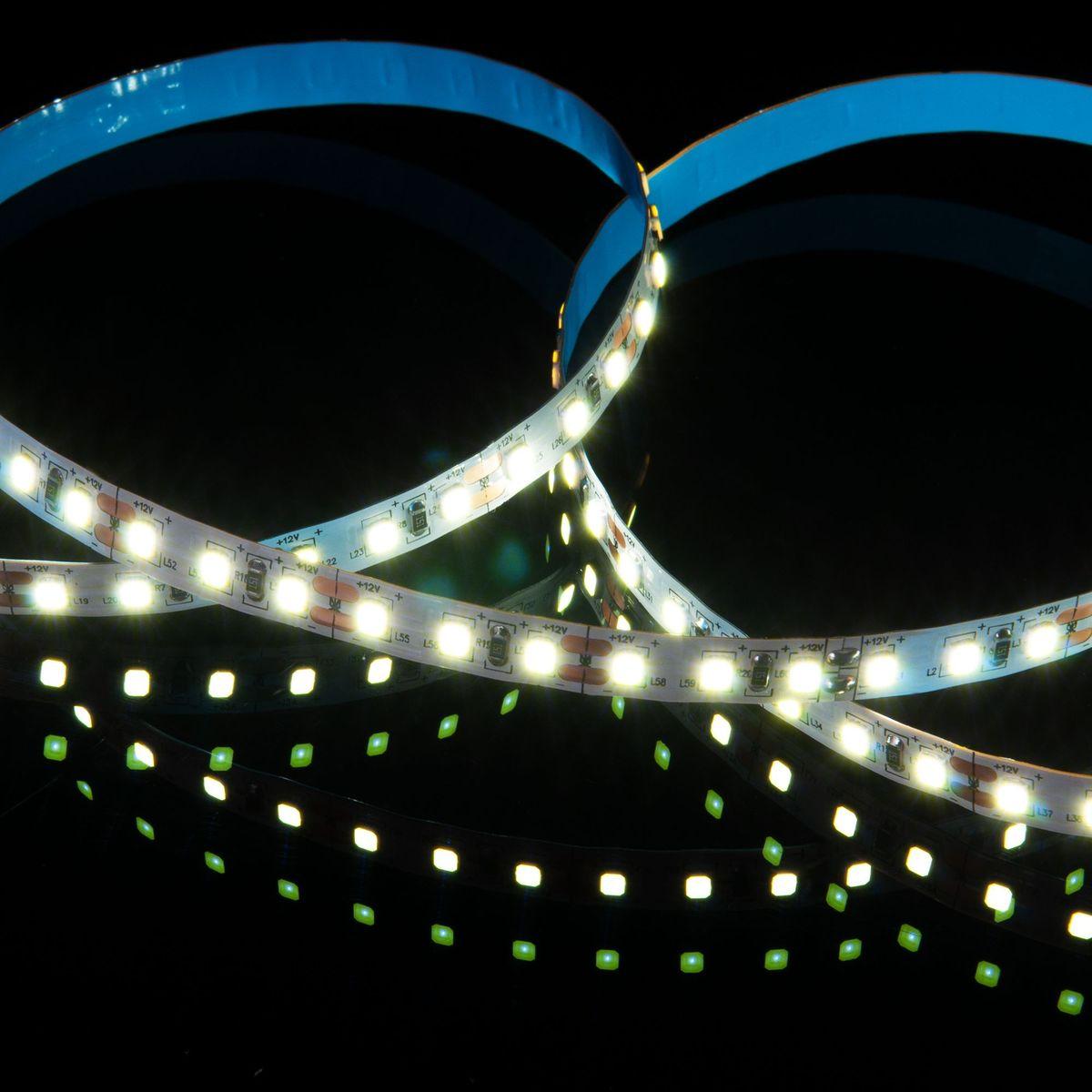 фото светодиодная лента elektrostandard 4,8w/m 60led/m 2835smd холодный белый 5m a049837 | 220svet.ru