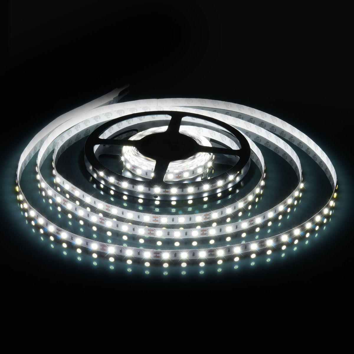 фото светодиодная лента elektrostandard 14,4w/m 60led/m 5050smd холодный белый 5m a052967 | 220svet.ru