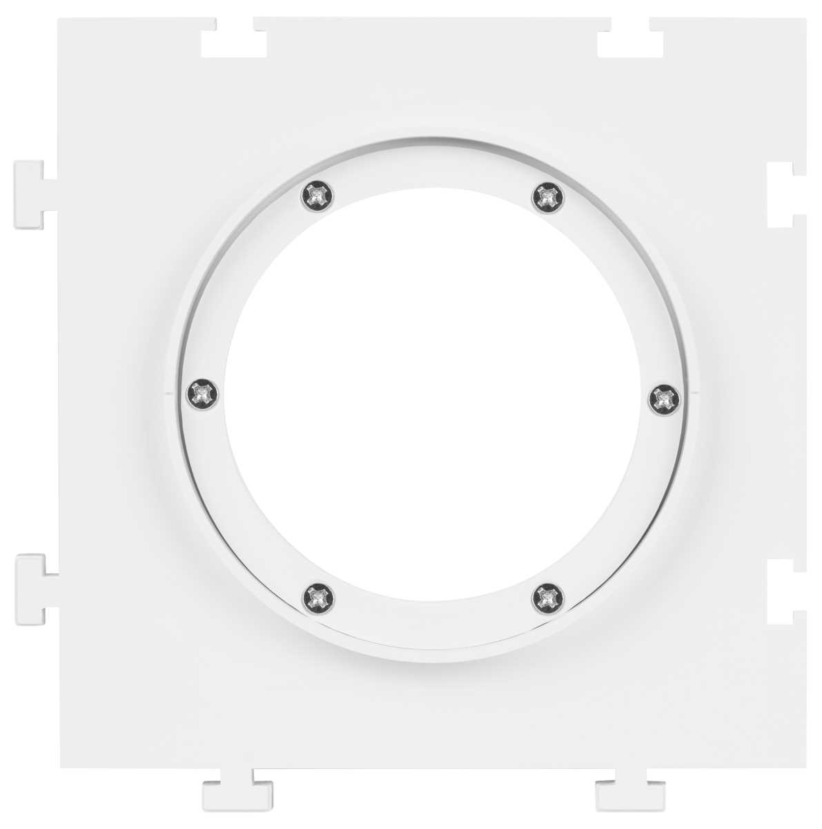 фото закладная платформа эра kl114 wh для светильников встраиваемых d 90 мм белая б0071006 | 220svet.ru