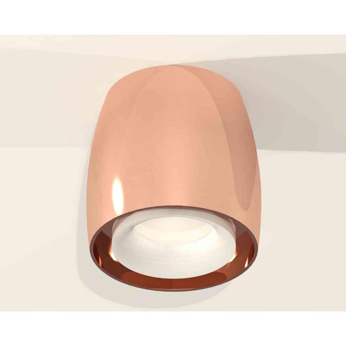 фото комплект накладного светильника ambrella light techno spot xs1144020 ppg/fr золото розовое полированное/белый матовый (c1144, n7165) | 220svet.ru