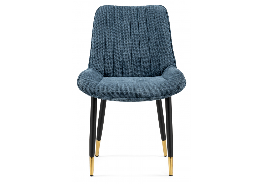 фото стул на металлокаркасе woodville seda 1 blue / black / gold 15774 | 220svet.ru
