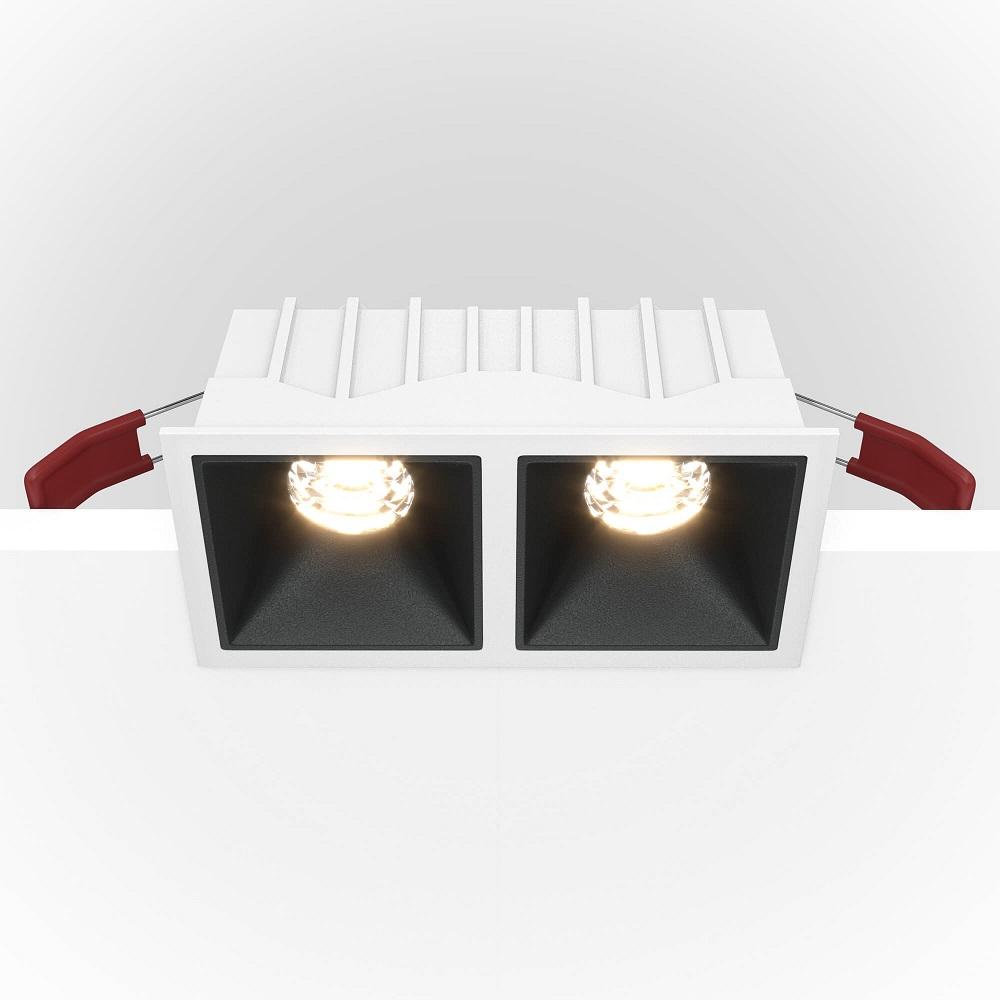 фото встраиваемый светильник maytoni alfa led dl043-02-10w4k-d-sq-wb | 220svet.ru
