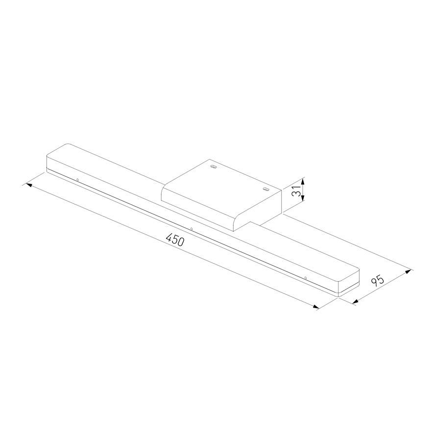 фото подсветка для зеркал elektrostandard protect led белый mrl led 1111 a052870 | 220svet.ru