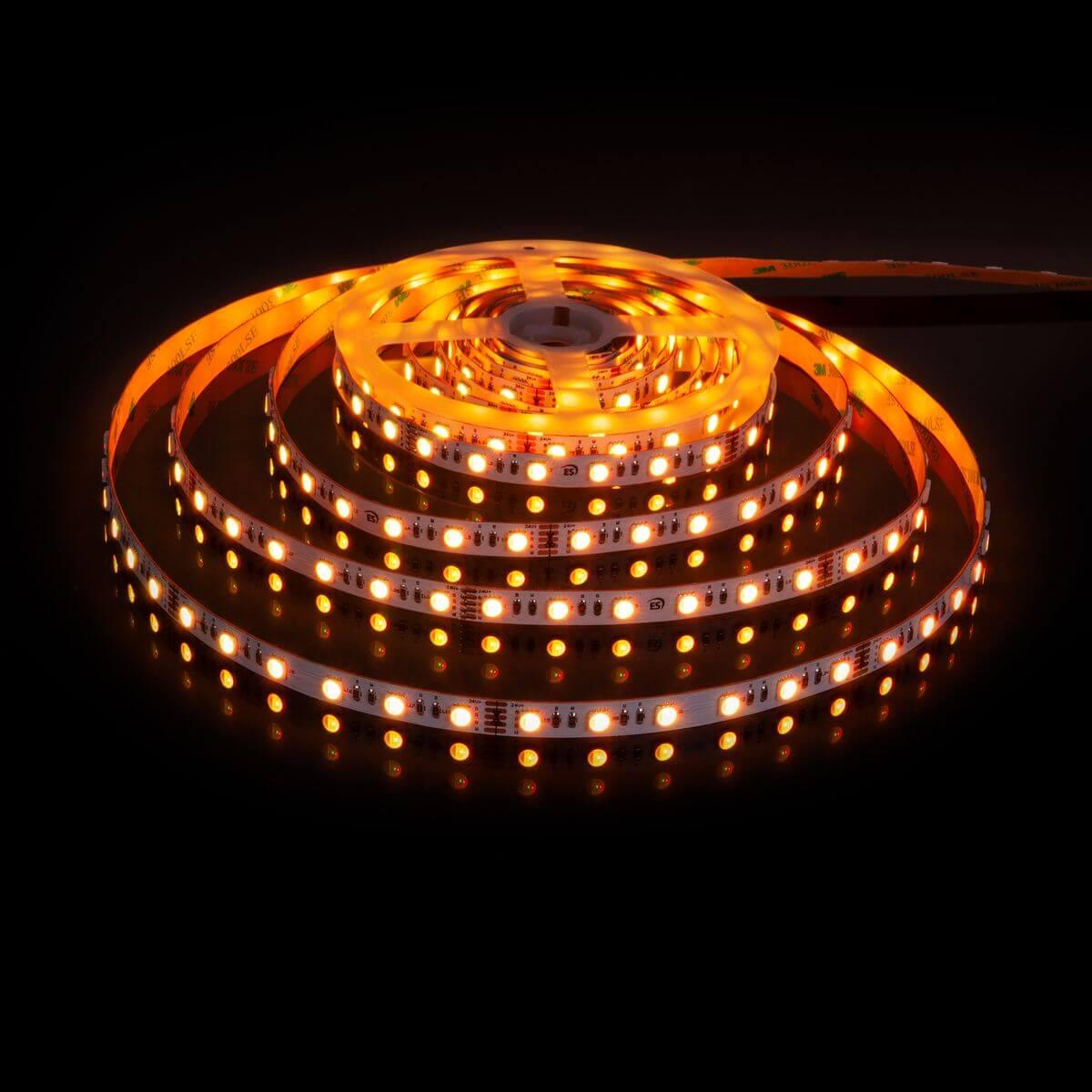 фото светодиодная лента elektrostandard 24w/m 60led/m 5050smd mix rgb/дневной белый 5m a053702 | 220svet.ru