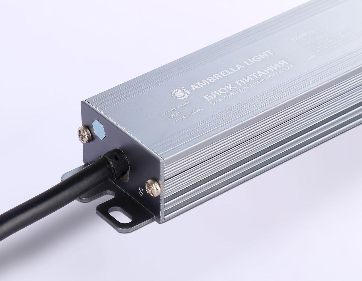 фото блок питания для светодиодной ленты ambrella light illumination led driver 12v 60w ip67 5a gs9855 | 220svet.ru