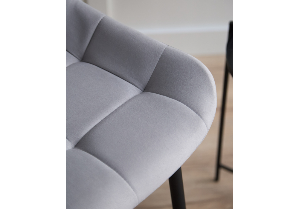 фото барный стул woodville челси светло-серый / черный 632541 | 220svet.ru