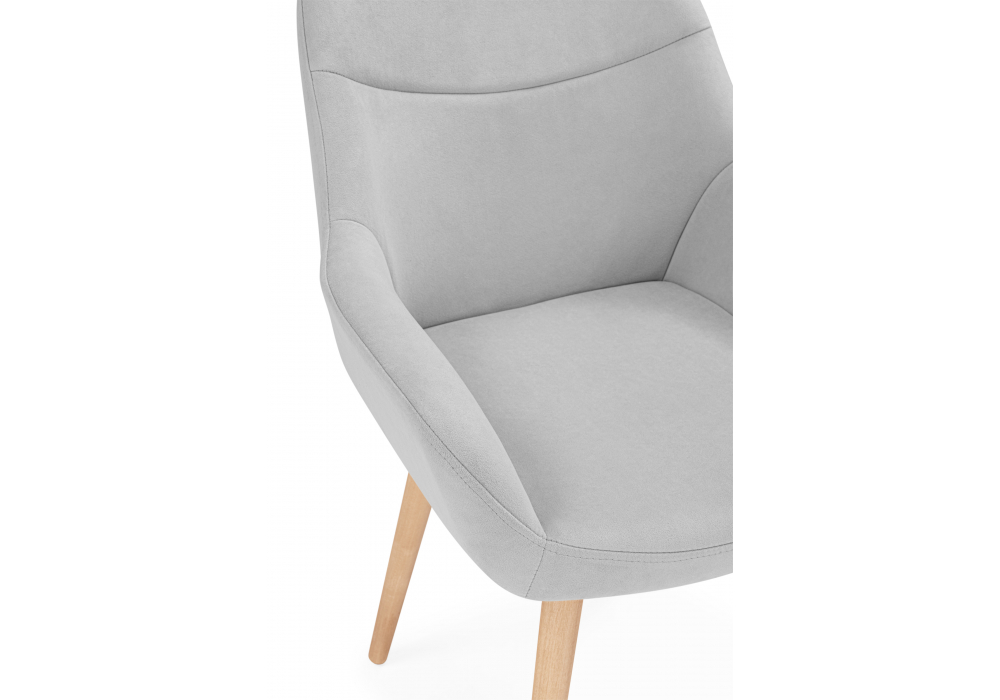 фото стул деревянный woodville флюид светло-серый (zd 960) / светлое дерево 642950 | 220svet.ru