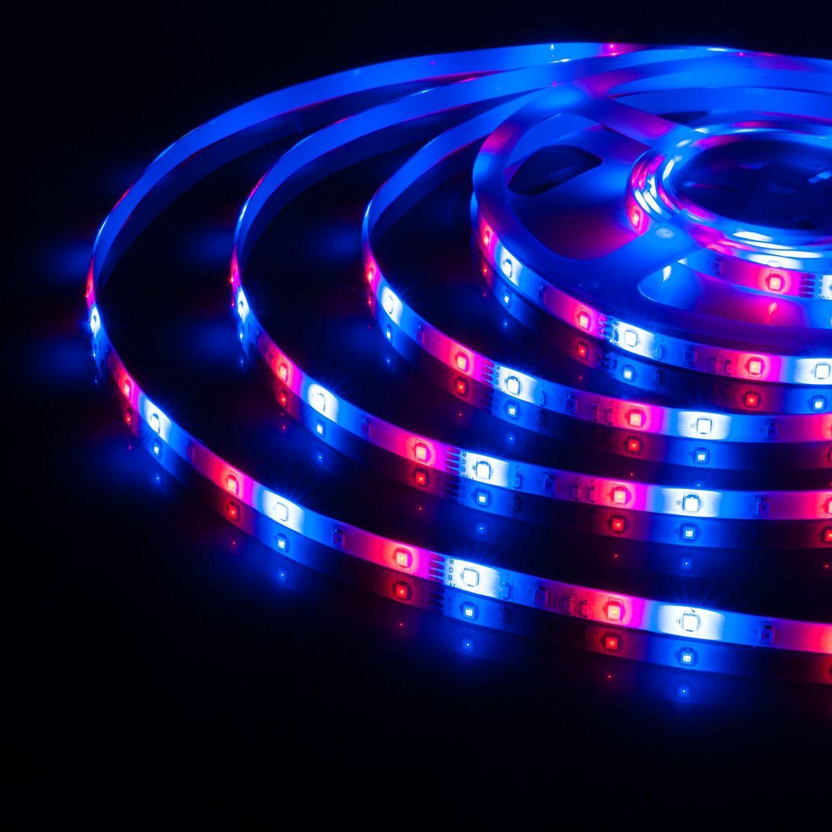 фото светодиодная влагозащищенная лента elektrostandard 4,8w/m 60led/m 2835smd rgb 5m a050579 | 220svet.ru