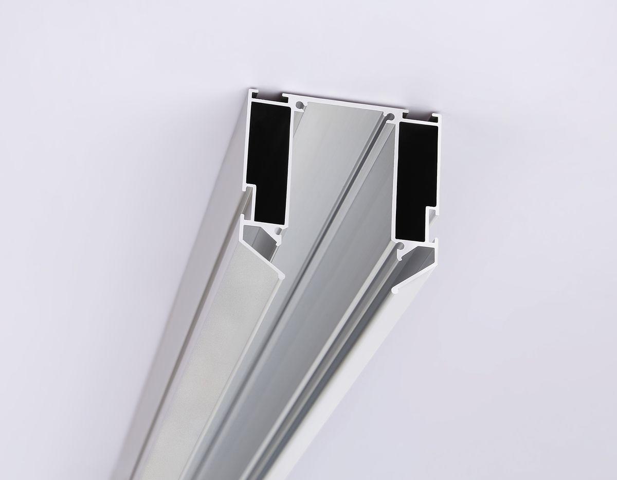 фото корпус в натяжной потолок для накладного шинопровода ambrella light track system magnetic 220v gl1014 | 220svet.ru