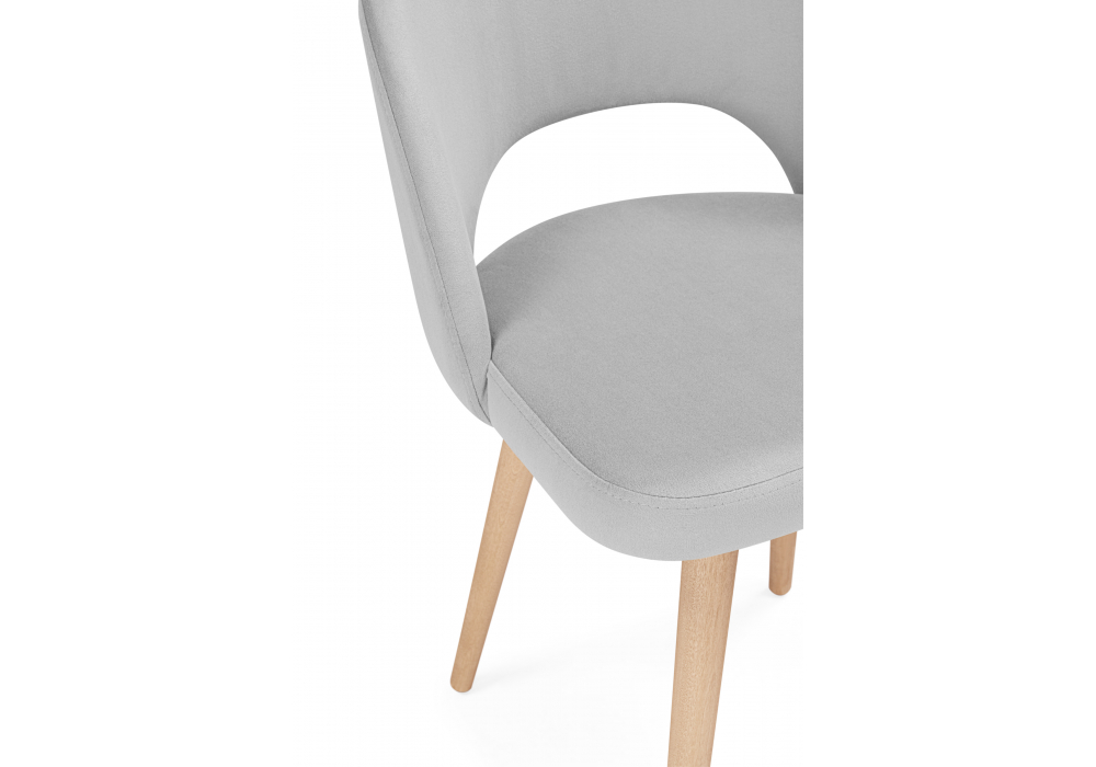 фото стул деревянный woodville курбис светло-серый (zd 960) / светлое дерево 642904 | 220svet.ru