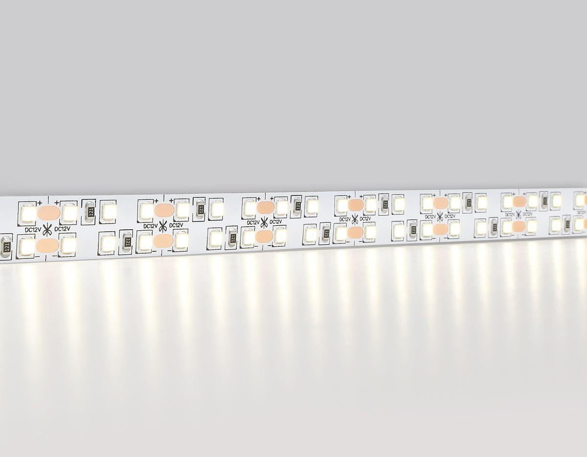 фото светодиодная лента дневной белый ambrella light 24w/m 240led/m 2835smd 4500к 5m gs1702 | 220svet.ru
