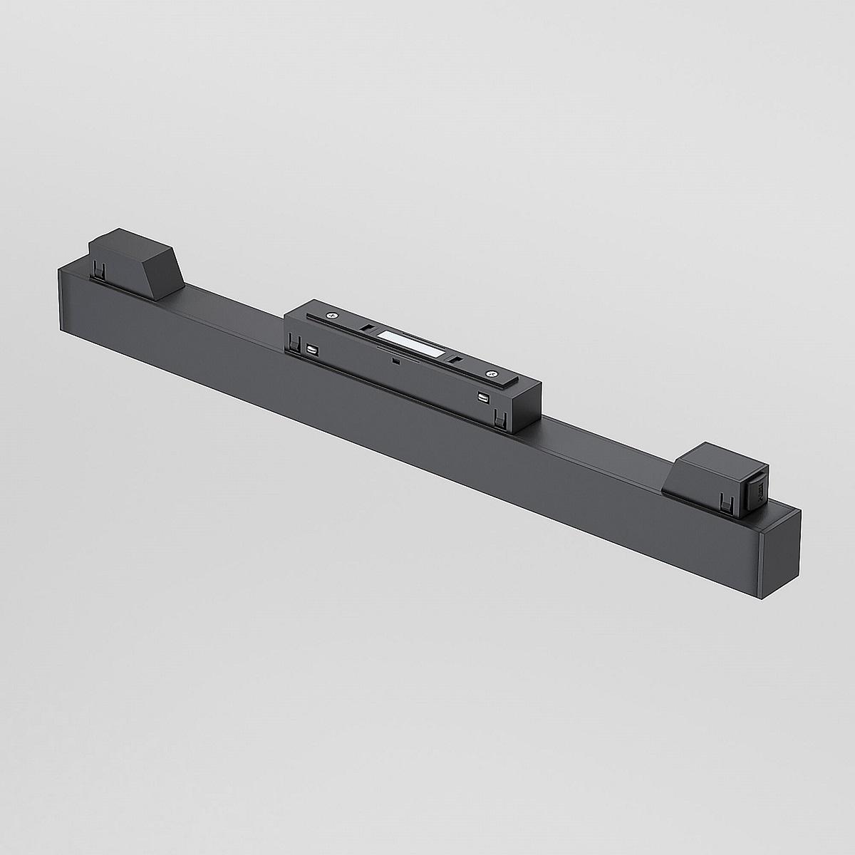 фото трековый магнитный светодиодный светильник elektrostandard artas 85104/01 черный/золото a064530 | 220svet.ru