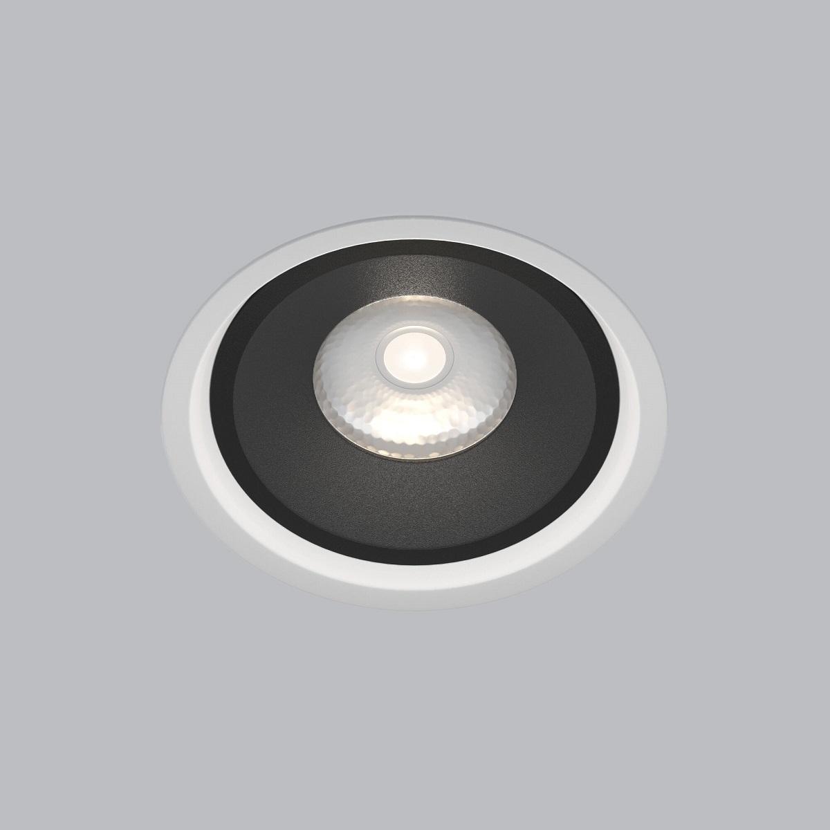 фото встраиваемый светодиодный светильник elektrostandard 25083/led 6w 4200k белый/чёрный a062942 | 220svet.ru