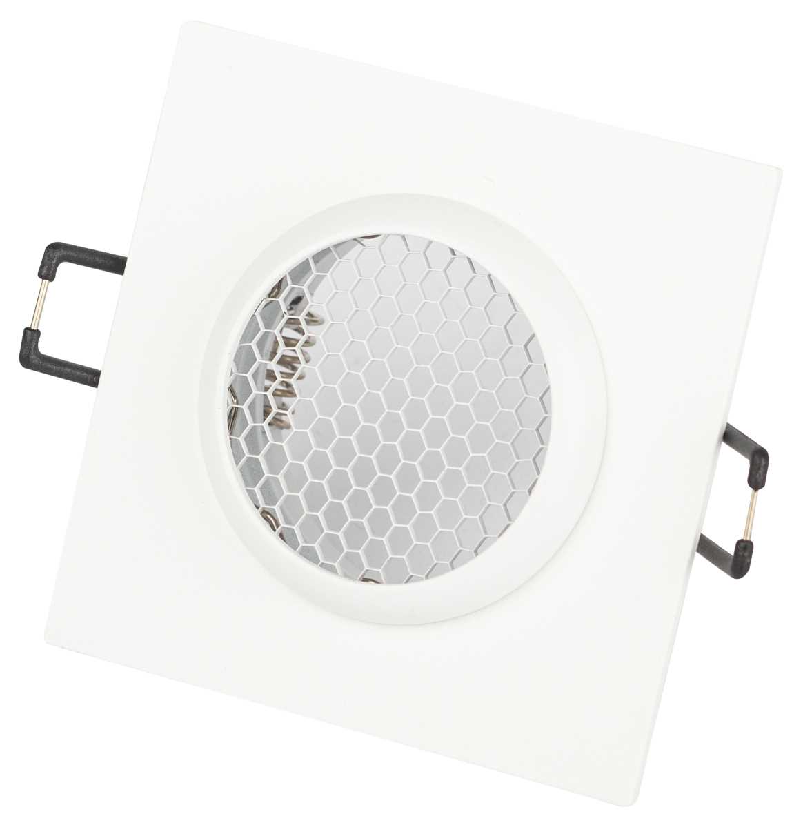 фото светильник встраиваемый алюминиевый эра kl110 wh под лампу mr16 gu5.3 белый матовый б0061529 | 220svet.ru