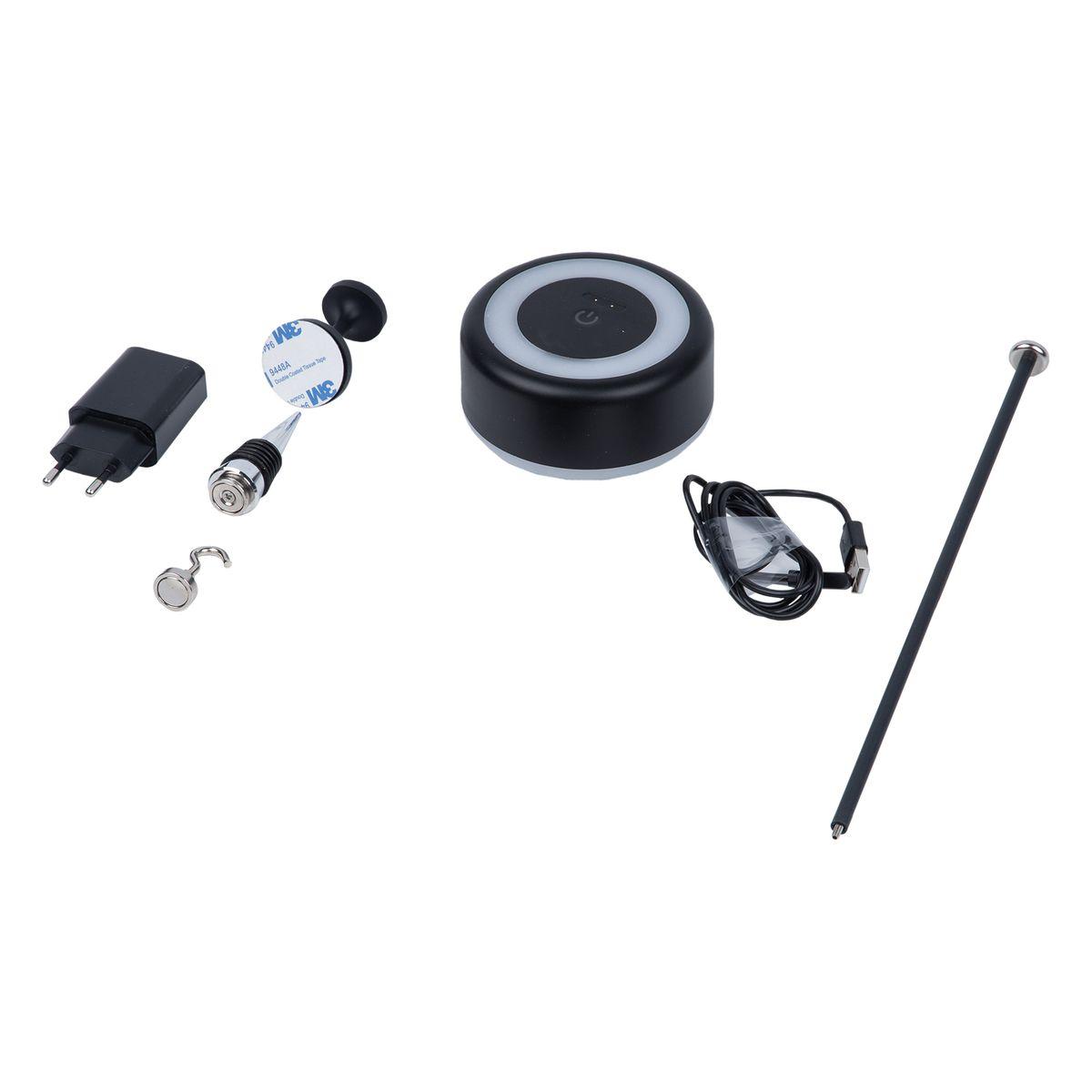 фото настольная светодиодная лампа uniel ulm-d950 3w/3000-6500k/dim ip54 black ul-00011377 | 220svet.ru